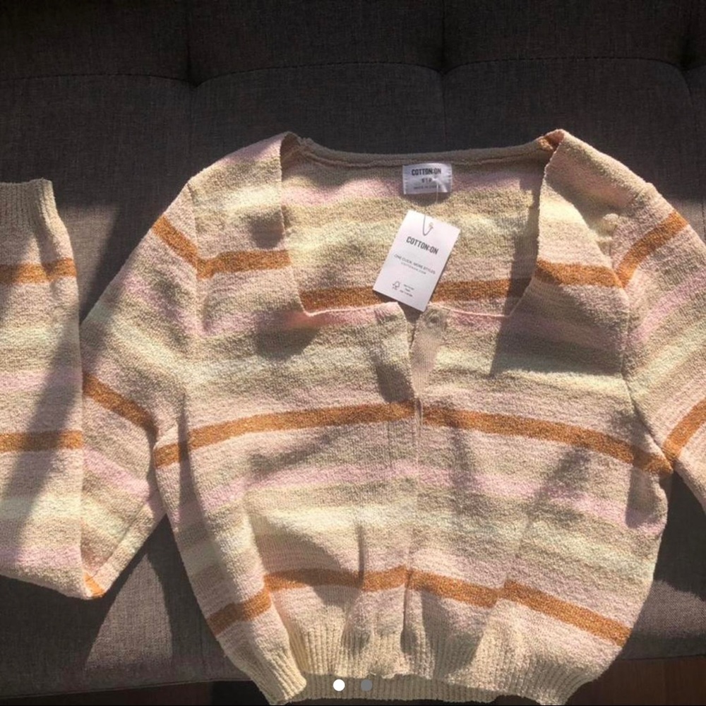 Cotton on Cropped Long sleeve tank